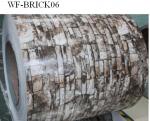 Durable PPGI Prepainted Steel Coil With Brick Patterned For Wall Panel