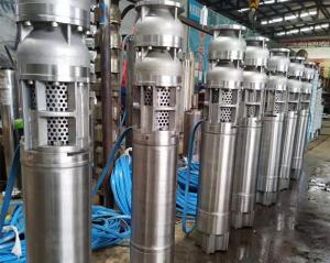 Buy cheap QJ series Deep Well Submersible Pumps Stainlees Steel 304 / 316 / 316L product