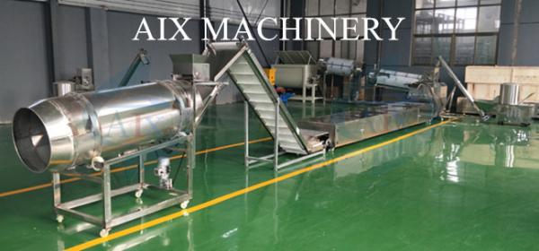 Professional Pet Food Production Line , Stainless Steel Pet Food Extruder Machine