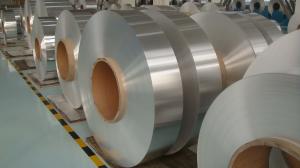 Buy cheap Alloy Aluminum Strip Roll Thickness 0.2-0.4mm For GLS Lamps / Tube Lights product