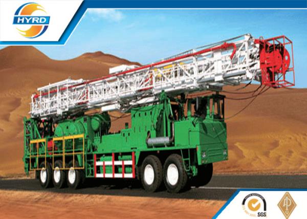 Truck Mounted Onshore Oilfield Workover Rig , Workover Well Drilling Equipment