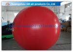 Inflatable Big Advertising Balloons , Red Air Balloon Advertising Helium Ball