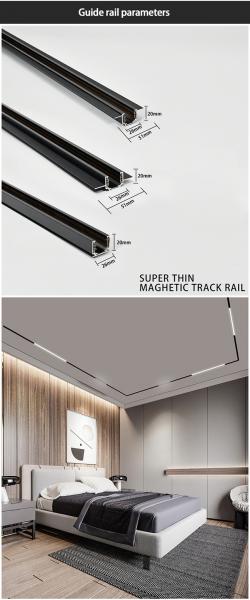 Recessed 48V Magnetic Track Light 10w Magnetic Linear Track Light