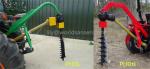 3point hitch tractor post hole digger with different sizes Augers available