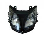 Black ABS Suzuki Custom Motorcycle Dual Headlights / Motorcycle parts and