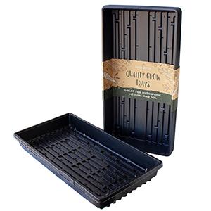 10" x 20" post-consumer bpa free plastic microgreens trays for garden and seed sprouting