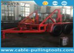 12 Ton Capacity Cable Drum Trailer Underground Cable Tools With Hand Brake and