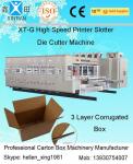 High Speed Corrugated Sheet Flex Die Cut Sticker Printing Machine of Slotting