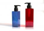 Reusualbe Square PET Cosmetic Bottles For Body Cream Products Packaging