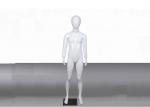 White Color Full Body Child Mannequins For Kids Clothing Displays Fashion Design