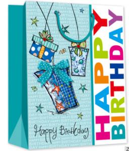 Buy cheap Very popular birthday design gift packing paper bag in US market product