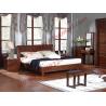 Buy cheap 木の寝室の家具の旧式な純木のベッドは置きます from wholesalers