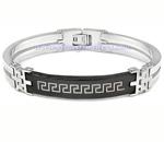 TUV , SGS report fashion silver engravable magnetic bracelet health