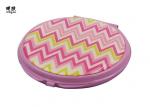 Party Favor Small Compact Mirror , Customized Monogrammed Compact Purse Mirror