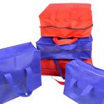 Foldable Jumbo Quilt Non Woven Storage Bag For Blankets And Pillows Save Space