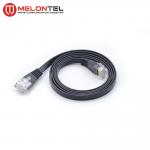 Colourful RJ45 Network Patch Cord MT 5004 , Cat6 Flat LAN Patch Cord With Boot