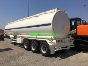Buy cheap 60T 3 Axles Fuel Oil Tank Trailer With 12.00R20 Tire product