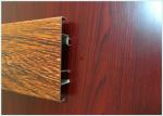 Mechnically Polishing Wood Finish Aluminium Profiles Coating 6.5 Meters