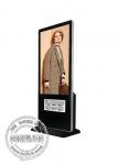 43/55 Inch Advertising Digital Signage Floor Stand With Wireless Charging