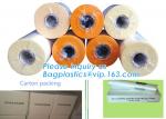 Crepe paper tape masking film, Pre-folded Plastic Film Reel, Pre-taped Plastic