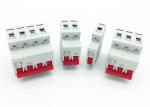 4 Poles MCB Circuit Breaker For Industrial Enterprise IEC60898 Standards