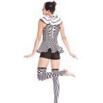 MiDee Charactors Costume Modern Design Unitard Halter Neck Sleeves Jumpsuits