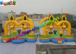 Cat Inflatable Commercial Bouncy Castles / Inflatable Jumping House Waterproof