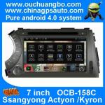 Ouchuangbo Special Android 4.0 Car Audio GPS/ Blue tooth iPod for Ssangyong