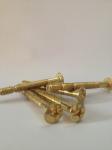 Brass plated Snap off thread phillips bolts kitchen cabinet handle door special