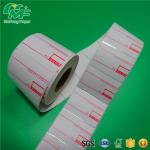 Heat Sensitive Adhesive Sticker Roll , Adhesive Backed Paper Roll Six Roll -