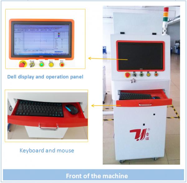 China newest design selling Full automatic cable wire laser marking printing machine with fast speed