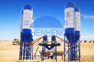 Buy cheap Model HZS50 Stationary Concrete Batching Plant, Electric Power Concrete Plant With 50m3/h Capacity product