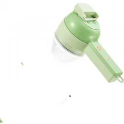 China Handheld electric vegetable cutter with 3pcs PEVA freezer bag and 1pc cleaning for sale