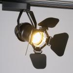 Probe Industrial Flush Mount Ceiling Light Black Track Spotlights For Clothes