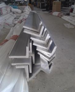 Buy cheap 10mm-12000mm Length Metal Wall Guard Trim Extruded L Shape Aluminium Angle product