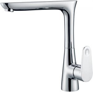Buy cheap kitchen faucet BW-2103 brass material cold hot water supply polish chrome product