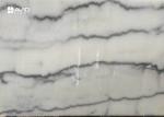 Customized White Marble Bathroom Floor Tile Stable Chemical Composition