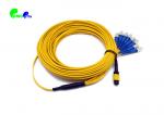 MTP Harness cable 8F SM MTP Male to FC UPC 9 / 125 Yellow 3.0mm OD LSZH Jacket