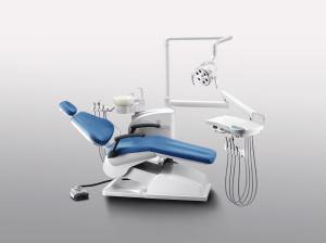 Buy cheap Computer Control Ergonomic Dental Chair , Dental Chair Suction Unit product