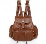 Girl Children Fashion Genuine Vintage Leather Backpack Shoulder Bag Purse #3013R