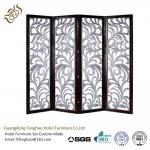 Ss Decorative Perforated Freestanding Room Divider For Hotel Lobby