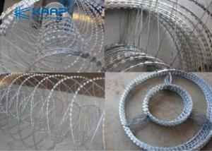 Buy cheap Custom Concertina Wire Fencing Straight Blade Netting Protection For Security Windows product