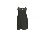 Jacquard Ladies Night Dresses Sleepwear Woman Black Satin Cami Dress Eco