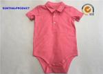 Eco Friendly Plain Baby Clothes Breathable Baby Boy Short Sleeve Bodysuits