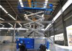 High Stability Diesel Rough Terrain Scissor Lift Generous Platform Workplace