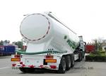 Steel Bulk Cement Powder Tank Semi Trailer 3 Axle V Shape 66cbm With Air
