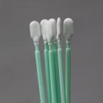 China Supplier Extra Long Handle Cleanroom Lint Free Round Dacron Tip Polyester