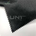 Plaid Fusible Non Woven Interlining With EVA Dot Coating / Flat Coating For
