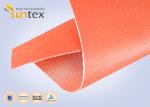 590 g/sqm Silicone Coated Glass Fabric Fire Barrier Fabric For Heat Resistant