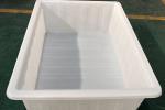 Heavy Duty Rotomolded Rectangular Tuff Poly Tapered Tubs On Trolleys For